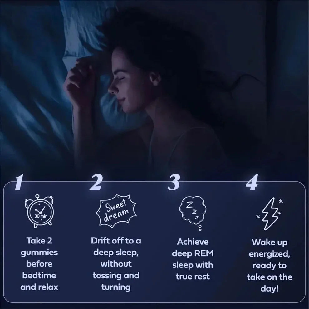 LullaBites by NutraBloom– Melatonin-Free Sleep Gummies