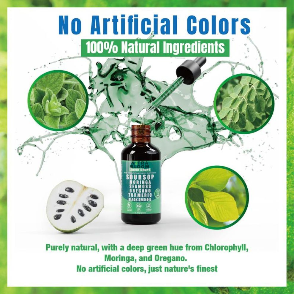 NutraBloom Pure Soursop 10 in 1 Liquid Drops Extract