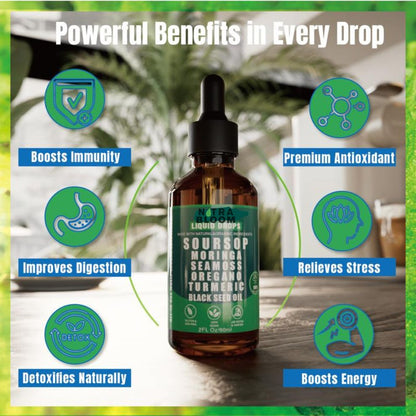NutraBloom Pure Soursop 10 in 1 Liquid Drops Extract